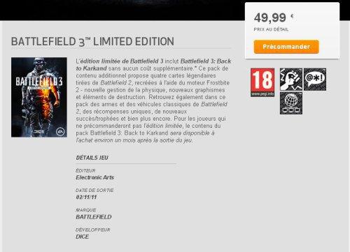 Дата релиза Battlefield 3